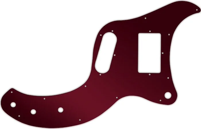 WD Custom Pickguard For Gibson Marauder #10R Red Mirror