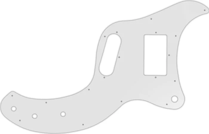 WD Custom Pickguard For Gibson Marauder #22 Translucent Milk White