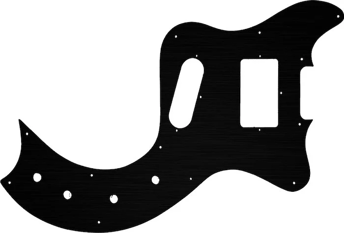 WD Custom Pickguard For Gibson Marauder Deluxe #27 Simulated Black Anodized