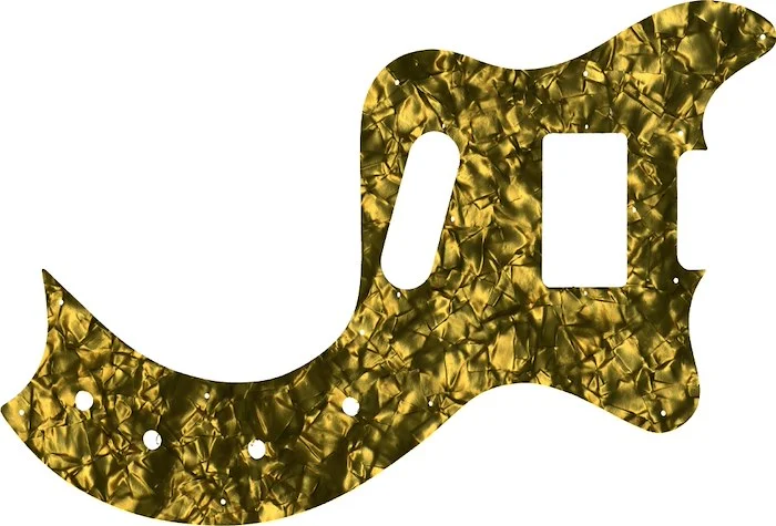 WD Custom Pickguard For Gibson Marauder Deluxe #28GD Gold Pearl/Black/White/Black