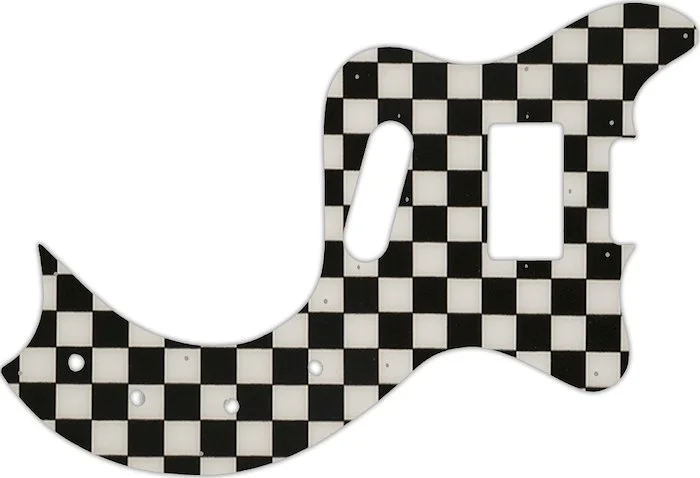 WD Custom Pickguard For Gibson Marauder Deluxe #CK01 Checkerboard Graphic