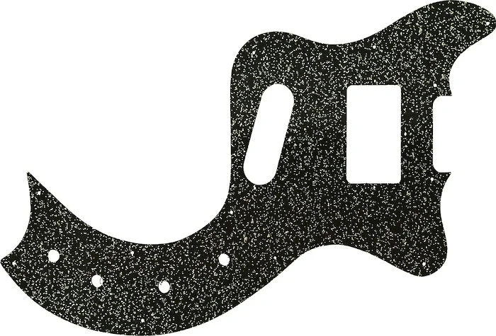 WD Custom Pickguard For Gibson Marauder Deluxe #60BS Black Sparkle 