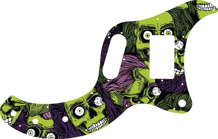 WD Custom Pickguard For Gibson Marauder #GHA02 Zombeard Graphic