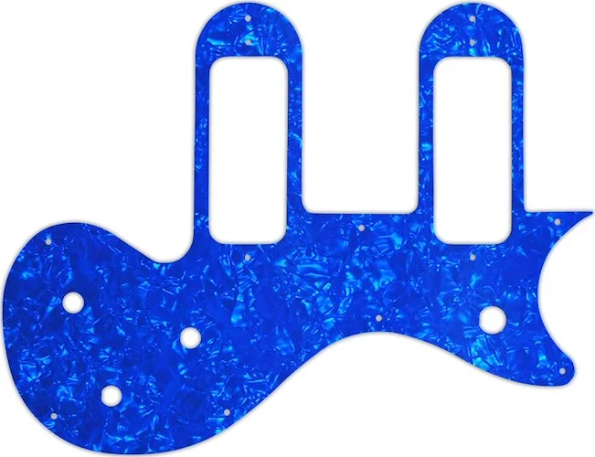 WD Custom Pickguard For Gibson Melody Maker Special With P-90 Pickups #28BU Blue Pearl/White/Black/W