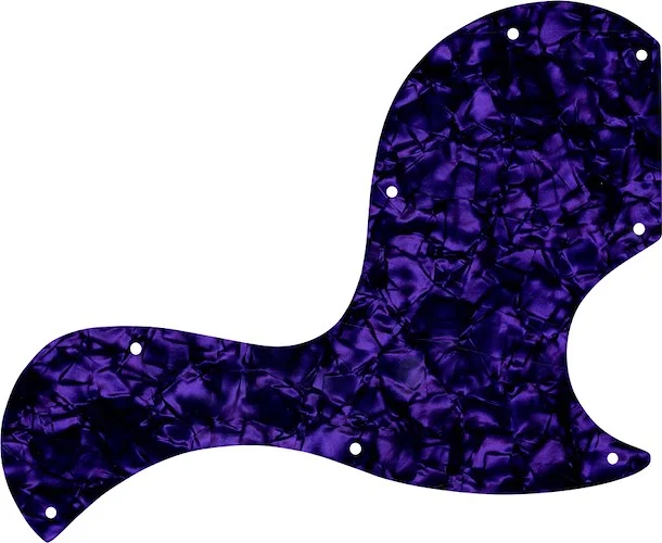 WD Custom Pickguard For Gibson SG Junior #28PR Purple Pearl