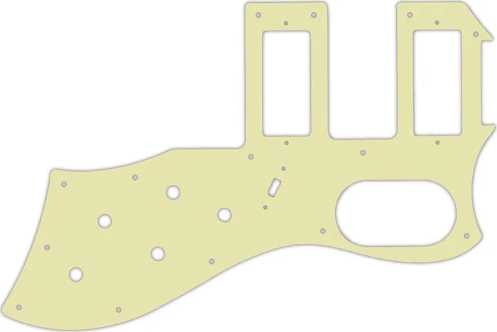WD Custom Pickguard For Guild 2016 S-200 T-Bird Reissue #34S Mint Green Solid