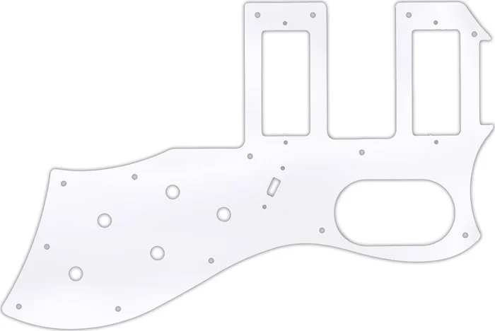 WD Custom Pickguard For Guild 2016 S-200 T-Bird Reissue #45T Clear Acrylic Thin