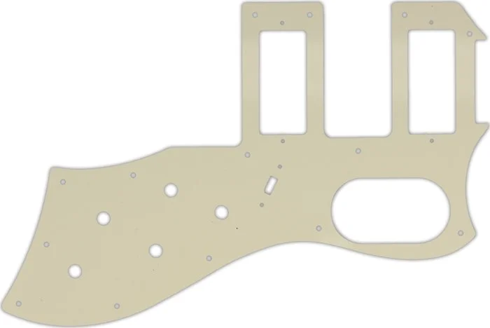 WD Custom Pickguard For Guild 2016 S-200 T-Bird Reissue #55 Parchment 3 Ply