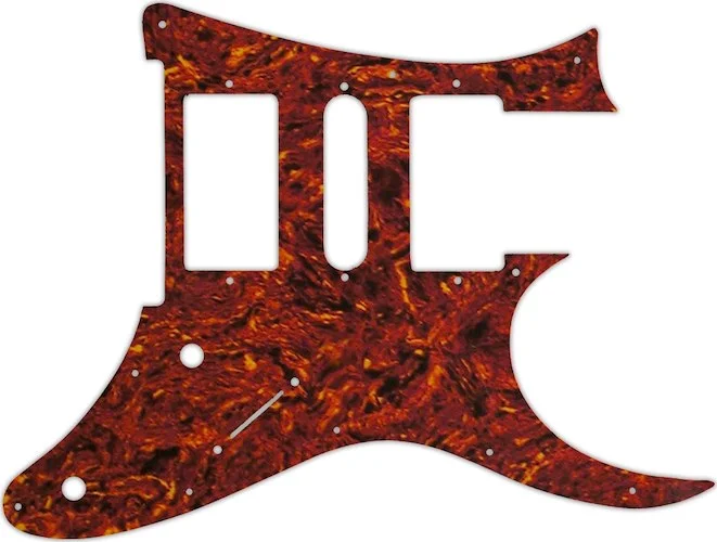 WD Custom Pickguard For Ibanez 2009 RG350DX #05P Tortoise Shell/Parchment