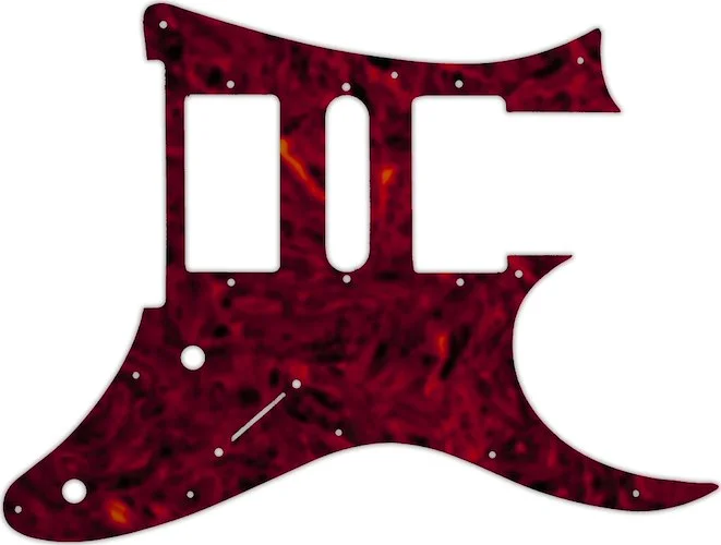 WD Custom Pickguard For Ibanez 2009 RG350DX #05T Tortoise Shell Solid (Semi-Transparent)