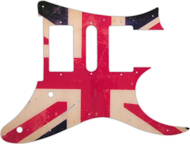 WD Custom Pickguard For Ibanez 2009 RG350DX #G04 British Flag Relic Graphic