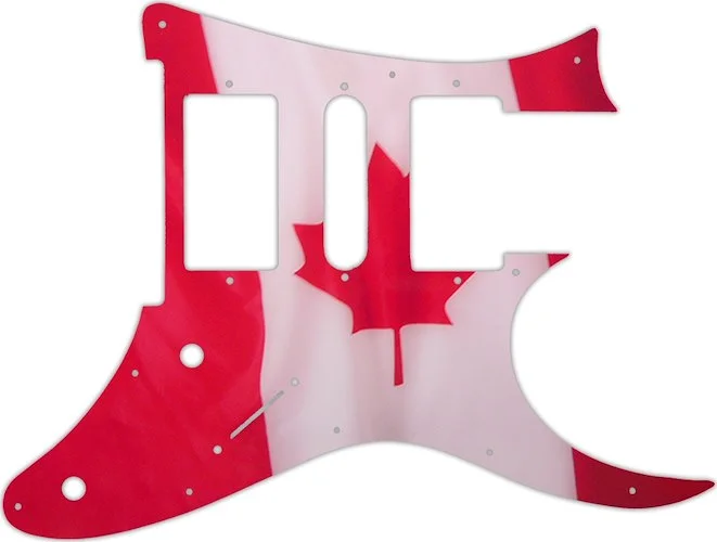 WD Custom Pickguard For Ibanez 2009 RG350DX #G11 Canadian Flag Graphic