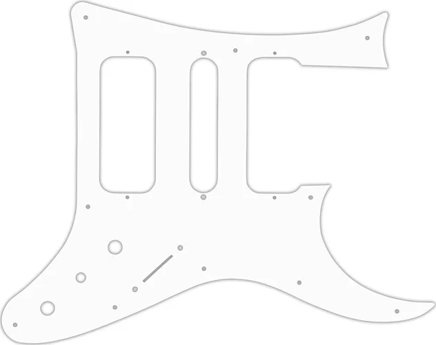 WD Custom Pickguard For Ibanez 8 String TAM10 #02 White