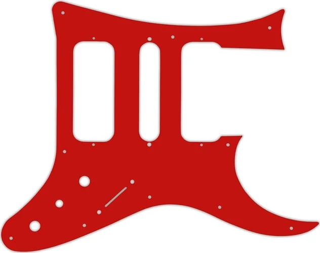 WD Custom Pickguard For Ibanez 8 String TAM10 #07 Red/White/Red