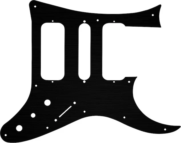 WD Custom Pickguard For Ibanez 8 String TAM10 #27 Simulated Black Anodized