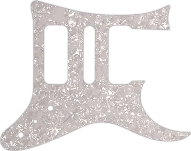 WD Custom Pickguard For Ibanez 8 String TAM10 #28 White Pearl/White/Black/White