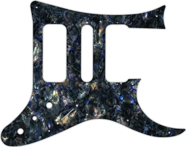 WD Custom Pickguard For Ibanez 8 String TAM10 #35 Black Abalone