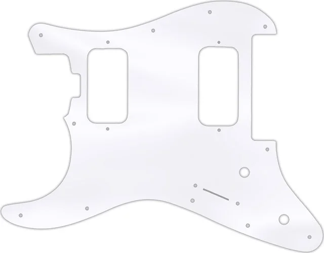 WD Custom Pickguard For Left Hand Charvel 2010-Present Made In Mexico Pro-Mod So-Cal Style 1 HH FR #45 Clear A