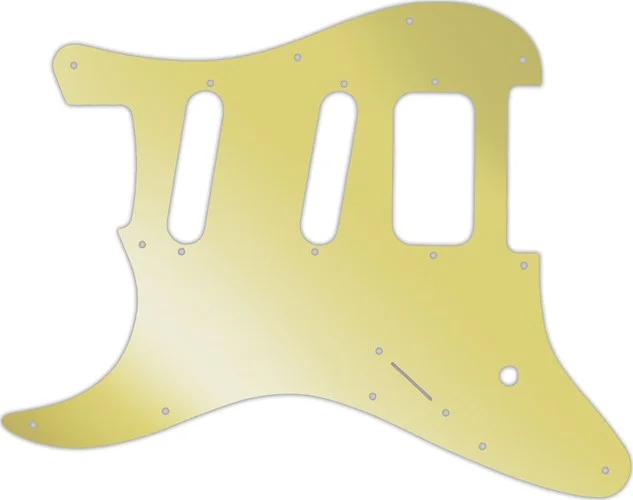 WD Custom Pickguard For Left Hand Charvel 2014-Present So-Cal Jake E. Lee USA Signature #10GD Gold Mirror