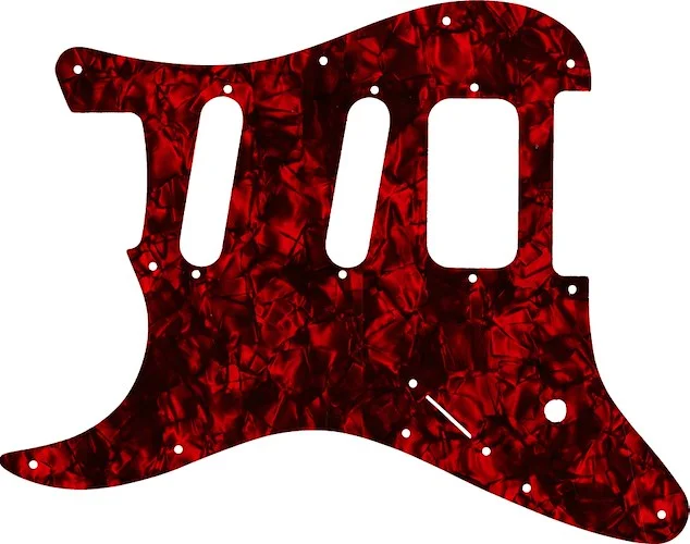 WD Custom Pickguard For Left Hand Charvel 2014-Present So-Cal Jake E. Lee USA Signature #28DRP Dark Red Pearl/Black/White/Black