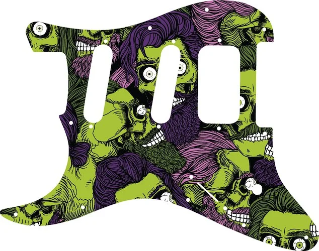 WD Custom Pickguard For Left Hand Charvel 2014-Present So-Cal Jake E. Lee USA Signature #GHA02 Zombeard Graphic