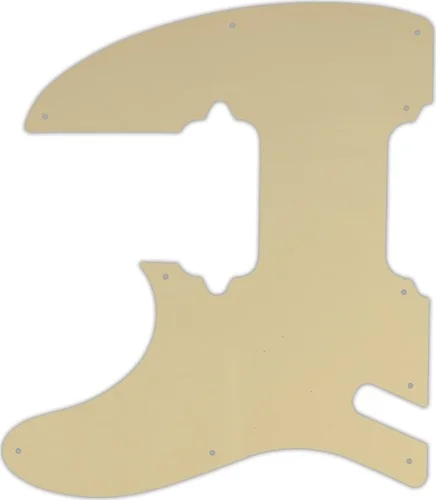 WD Custom Pickguard For Left Hand Charvel 2020 Pro-Mod So-Cal Style 2 HH 2PT #06T Cream Thin