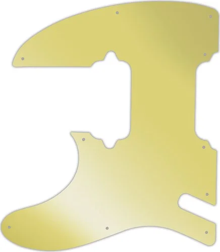 WD Custom Pickguard For Left Hand Charvel 2020 Pro-Mod So-Cal Style 2 HH 2PT #10GD Gold Mirror