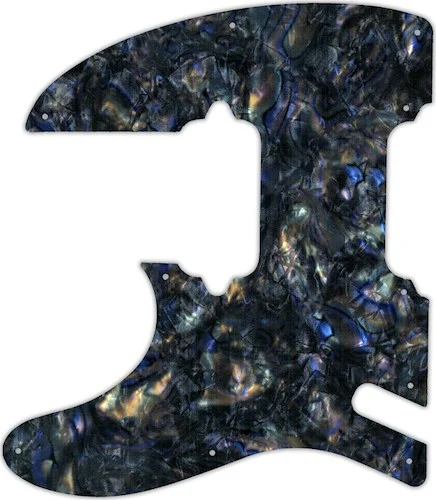 WD Custom Pickguard For Left Hand Charvel 2020 Pro-Mod So-Cal Style 2 HH 2PT #35 Black Abalone