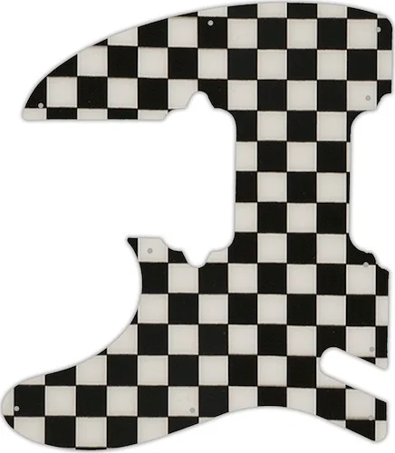 WD Custom Pickguard For Left Hand Charvel 2020 Pro-Mod So-Cal Style 2 HH 2PT #CK01 Checkerboard Graphic