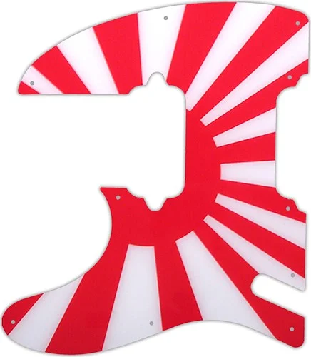 WD Custom Pickguard For Left Hand Charvel 2020 Pro-Mod So-Cal Style 2 HH 2PT #G25 Japanese Flag Graphic