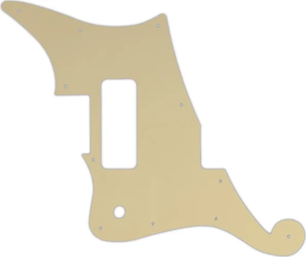 WD Custom Pickguard For Left Hand D'Angelico Deluxe Bedford #06B Cream/Black/Cream