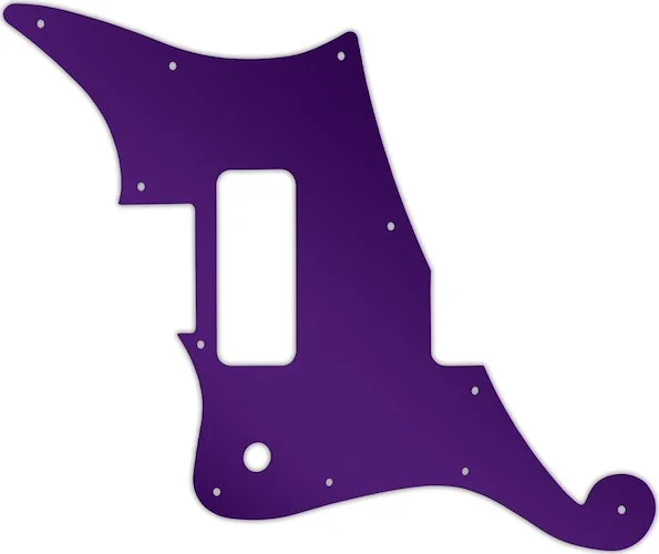 WD Custom Pickguard For Left Hand D'Angelico Deluxe Bedford #10PR Purple Mirror