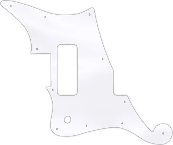 WD Custom Pickguard For Left Hand D'Angelico Deluxe Bedford #45 Clear Acrylic