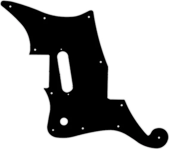 WD Custom Pickguard For Left Hand D'Angelico Premier Bedford With Tremolo #01 Black