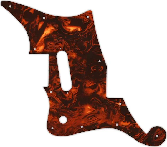 WD Custom Pickguard For Left Hand D'Angelico Premier Bedford With Tremolo #05F Faux Tortiose