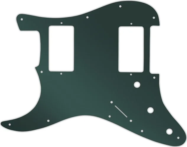 WD Custom Pickguard For Left Hand Dual Humbucker Fender Stratocaster #10S Smoke Mirror