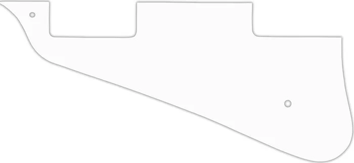 WD Custom Pickguard For Left Hand Epiphone 2009 Les Paul Standard #02 White