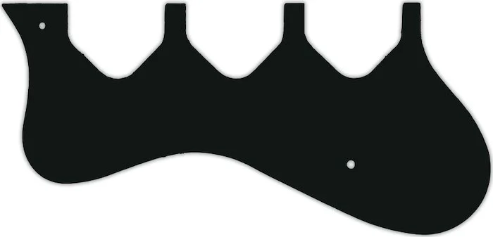 WD Custom Pickguard For Left Hand Epiphone 2011-Present Riviera Custom P93 #01A Black Acrylic