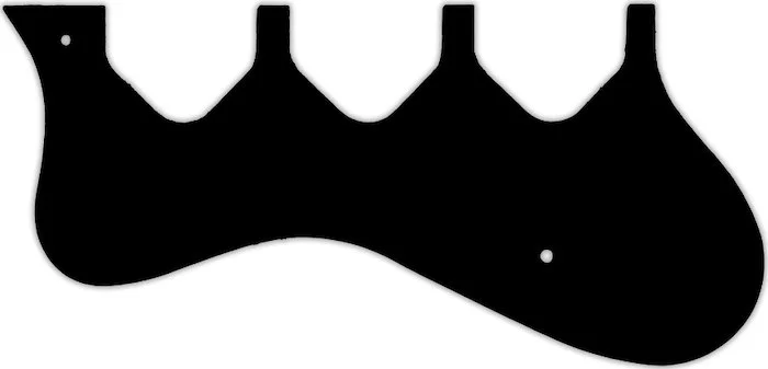WD Custom Pickguard For Left Hand Epiphone 2011-Present Riviera Custom P93 #29T Matte Black Thin