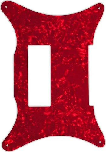 WD Custom Pickguard For Left Hand Epiphone 50th Anniversary 1962 Crestwood #28R Red Pearl/White/Black/White