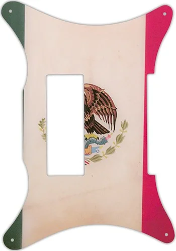 WD Custom Pickguard For Left Hand Epiphone 50th Anniversary 1962 Crestwood #G12 Mexican Flag Graphic