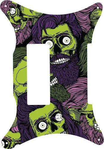 WD Custom Pickguard For Left Hand Epiphone 50th Anniversary 1962 Crestwood #GHA02 Zombeard Graphic