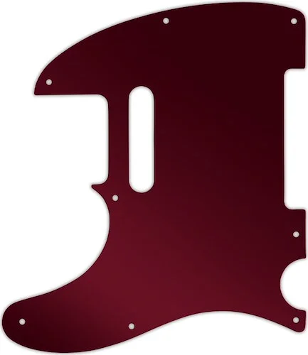 WD Custom Pickguard For Left Hand Fender 1954-Present USA or 2002-Present Made In Mexico Telecaster #10R Red M