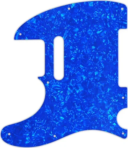 WD Custom Pickguard For Left Hand Fender 1954-Present USA or 2002-Present Made In Mexico Telecaster #28BU Blue