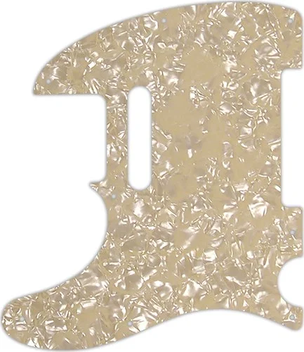 WD Custom Pickguard For Left Hand Fender 1954-Present USA or 2002-Present Made In Mexico Telecaster #28C Cream