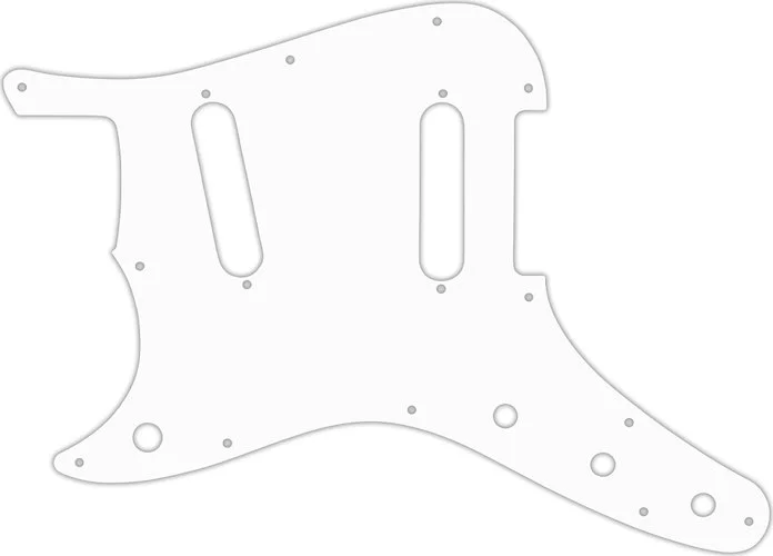 WD Custom Pickguard For Left Hand Fender 1956-1964 Duo-Sonic #04 White/Black/White