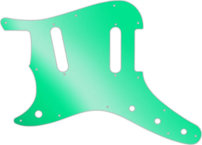 WD Custom Pickguard For Left Hand Fender 1956-1964 Duo-Sonic #10GR Green Mirror