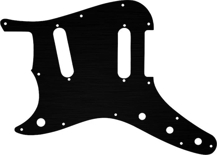 WD Custom Pickguard For Left Hand Fender 1956-1964 Duo-Sonic #27T Simulated Black Anodized Thin