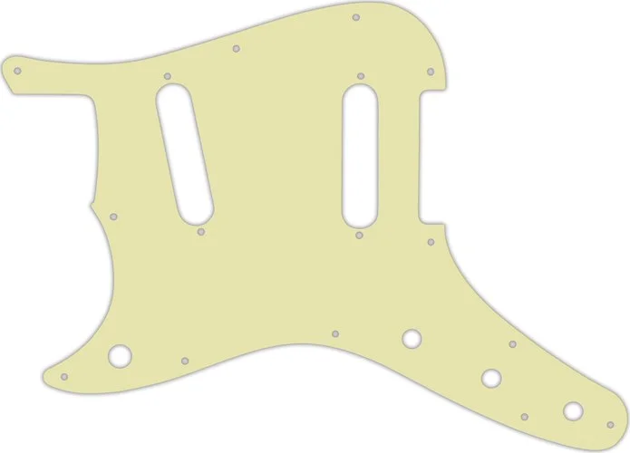 WD Custom Pickguard For Left Hand Fender 1956-1964 Duo-Sonic #34T Mint Green Thin