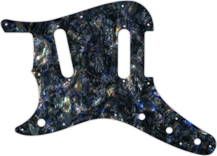WD Custom Pickguard For Left Hand Fender 1956-1964 Duo-Sonic #35 Black Abalone